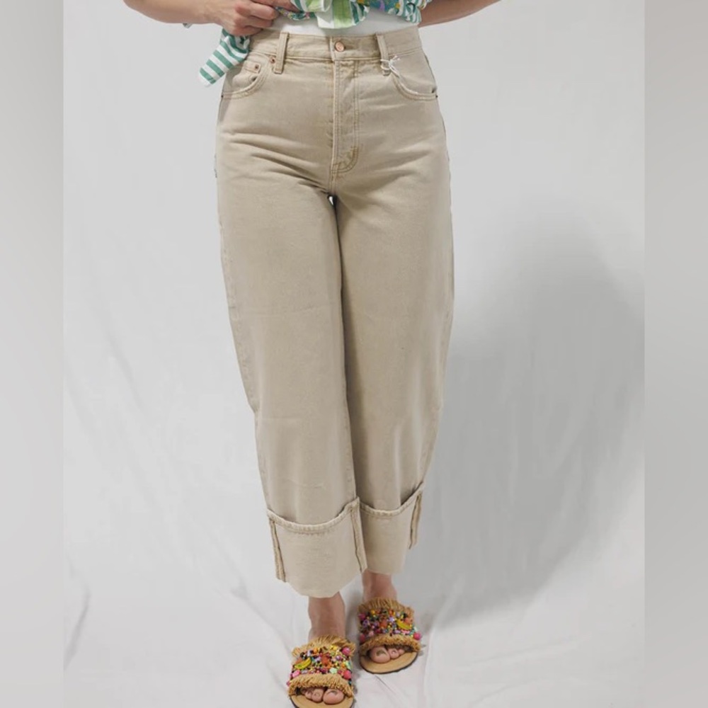 Pistola Ryder High-Rise Straight-Leg Cuffed Jeans - Picture 2 of 16